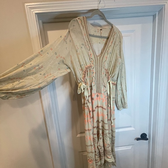 Free People Cotton Embroidered Maxi - Picture 2 of 6